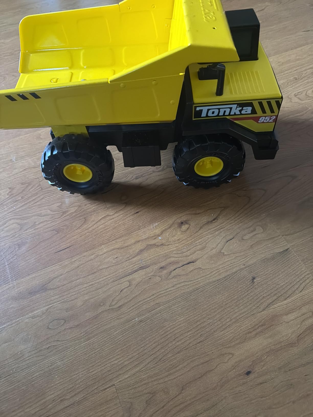 Customer photo of a Tonka truck gift